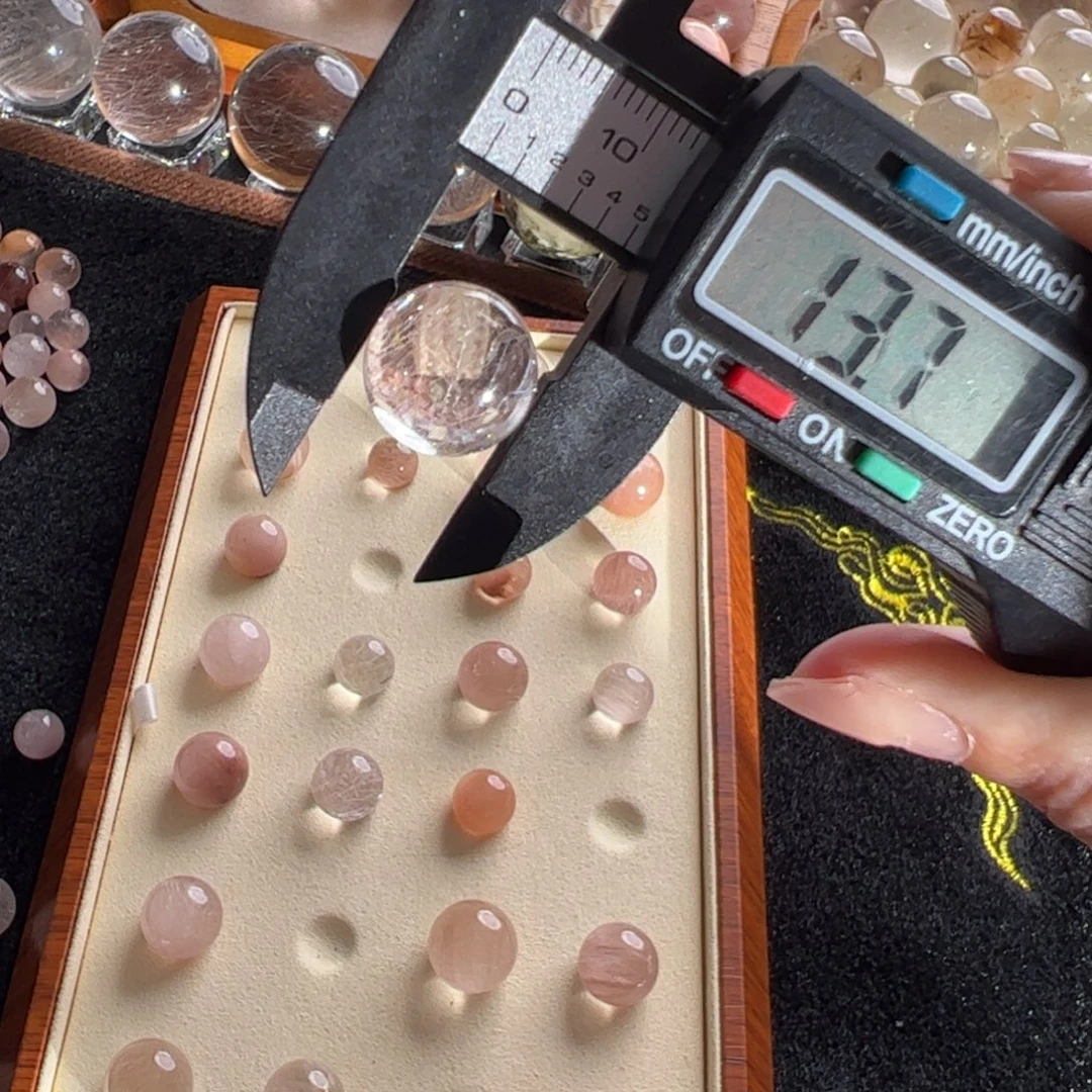 N***a未镶嵌手链水晶13.7m定制通孔不退不换