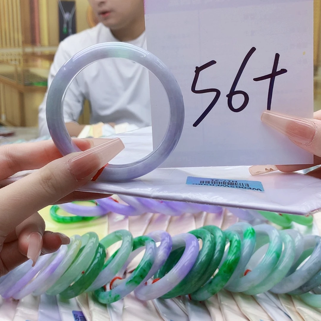 翡翠未镶嵌手镯bh