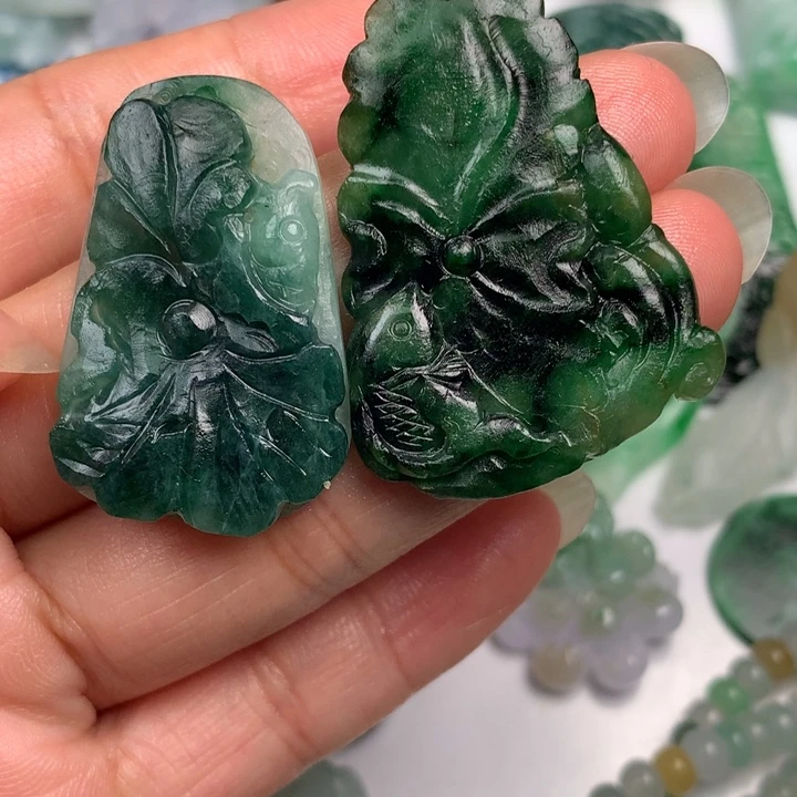平***淡未镶嵌定制翡翠翡翠