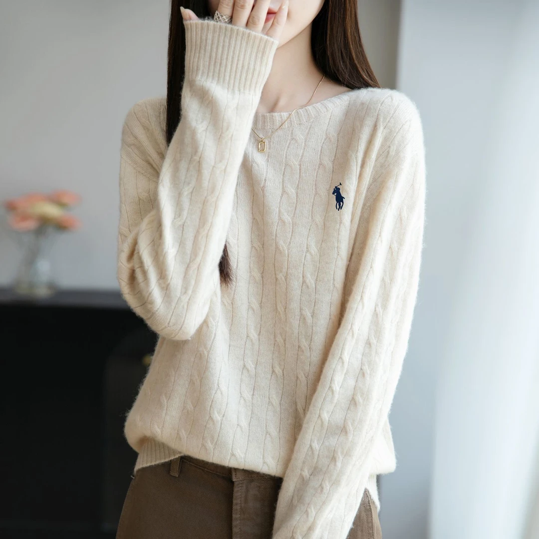 亲肤呼吸春夏新款韩版简约气质休闲刺绣小马针织短袖百搭打底衫