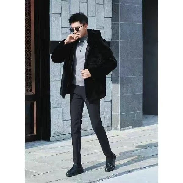 盛阳服饰2025新款休闲时尚男装加棉加厚大码外套