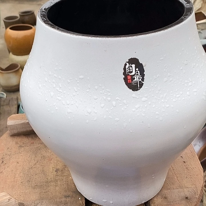 紫砂花盆口20高度30.5瑕疵