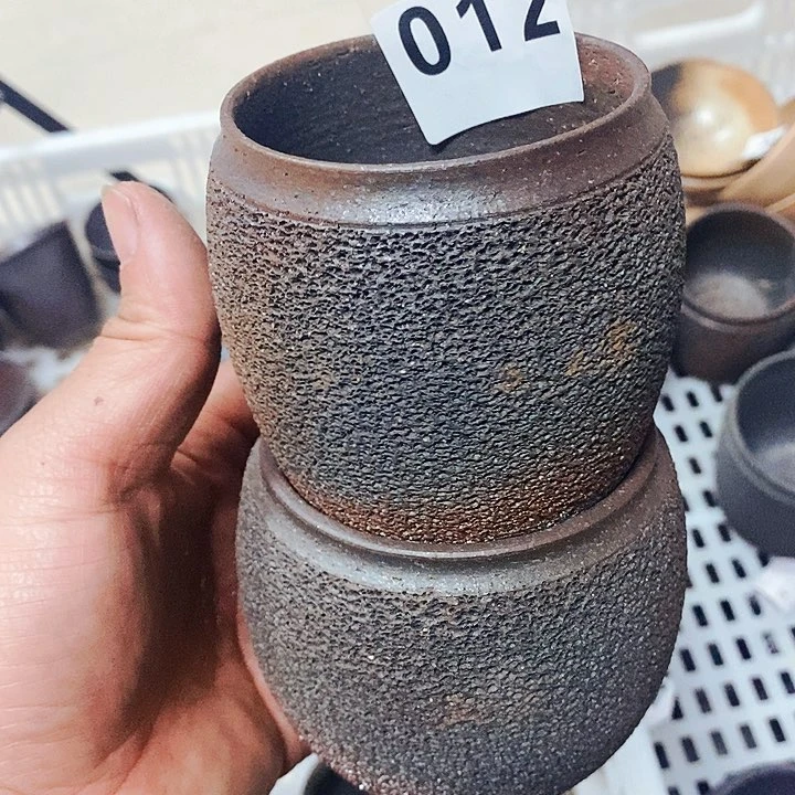 紫砂茶杯人****生柴烧纯手工012