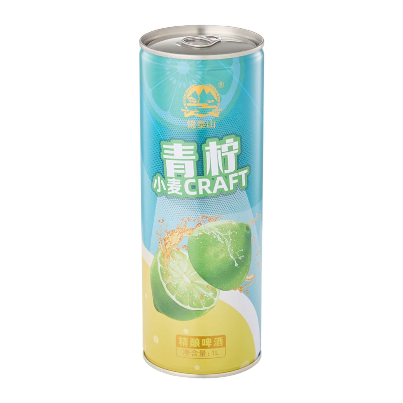 锦泰山青柠小麦精酿啤酒1L/罐