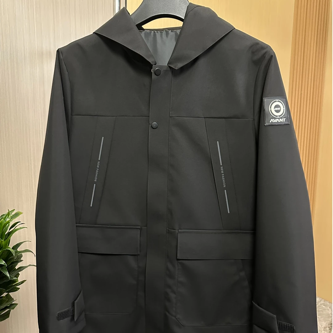 25年春季新款休闲商务派克冲锋衣档次简约高端688