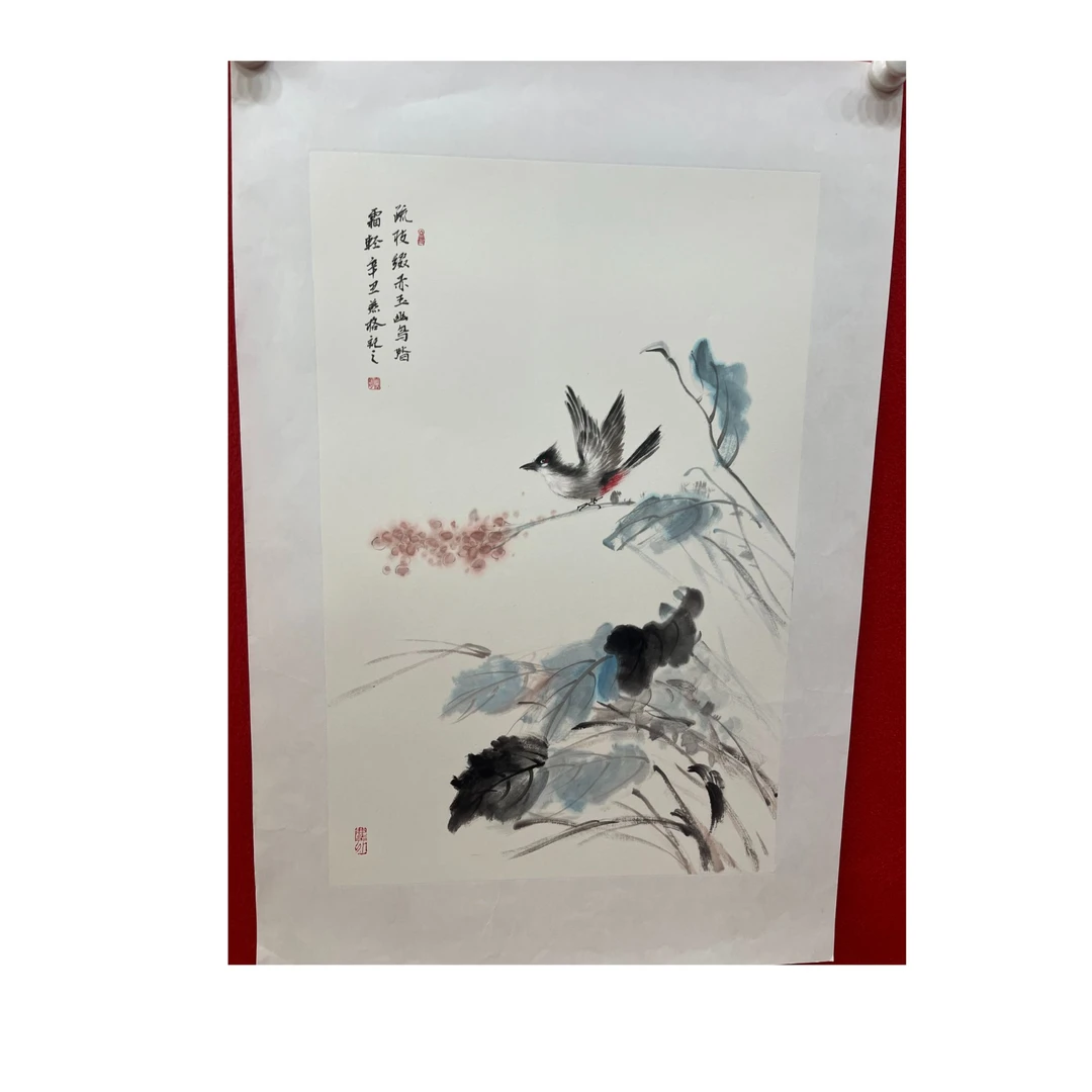国画 秦燕格手绘作品A-16