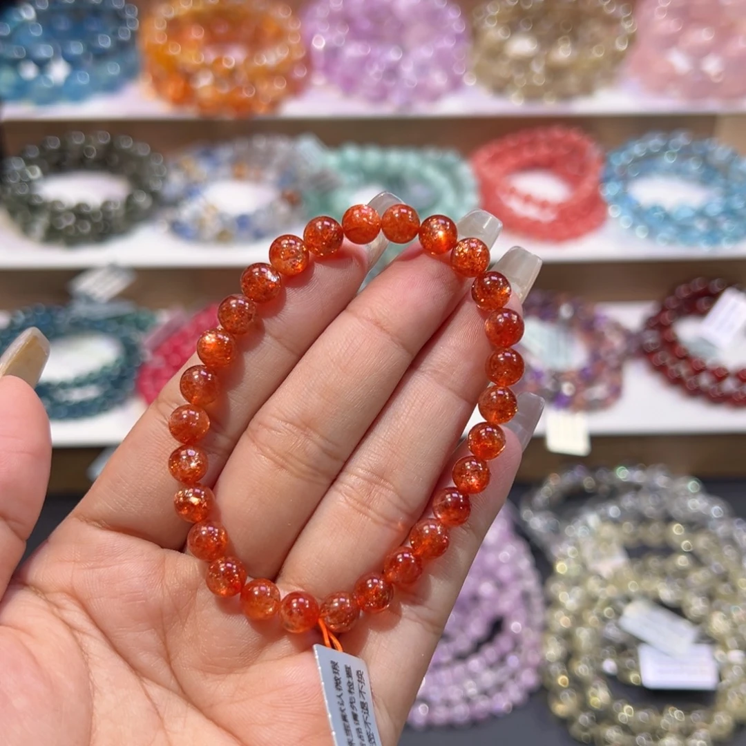 手串未镶嵌长石巅峰级金太阳6.8mm