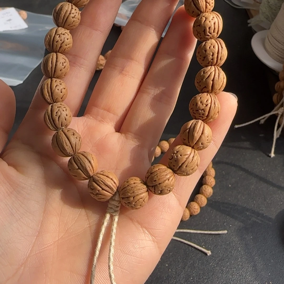 浪***信核桃手串/手链小桃核浪子哥 98