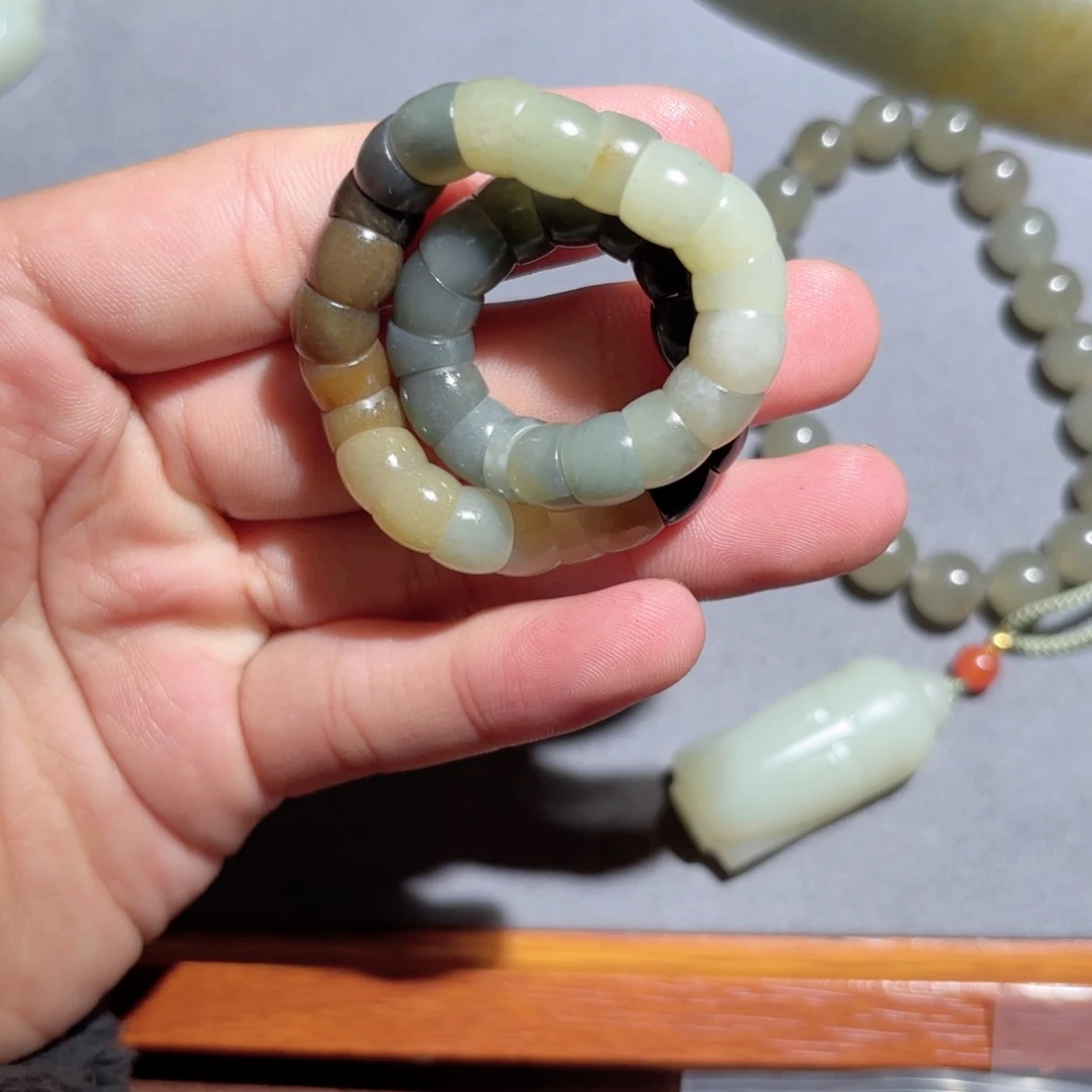 和田玉手链未镶嵌