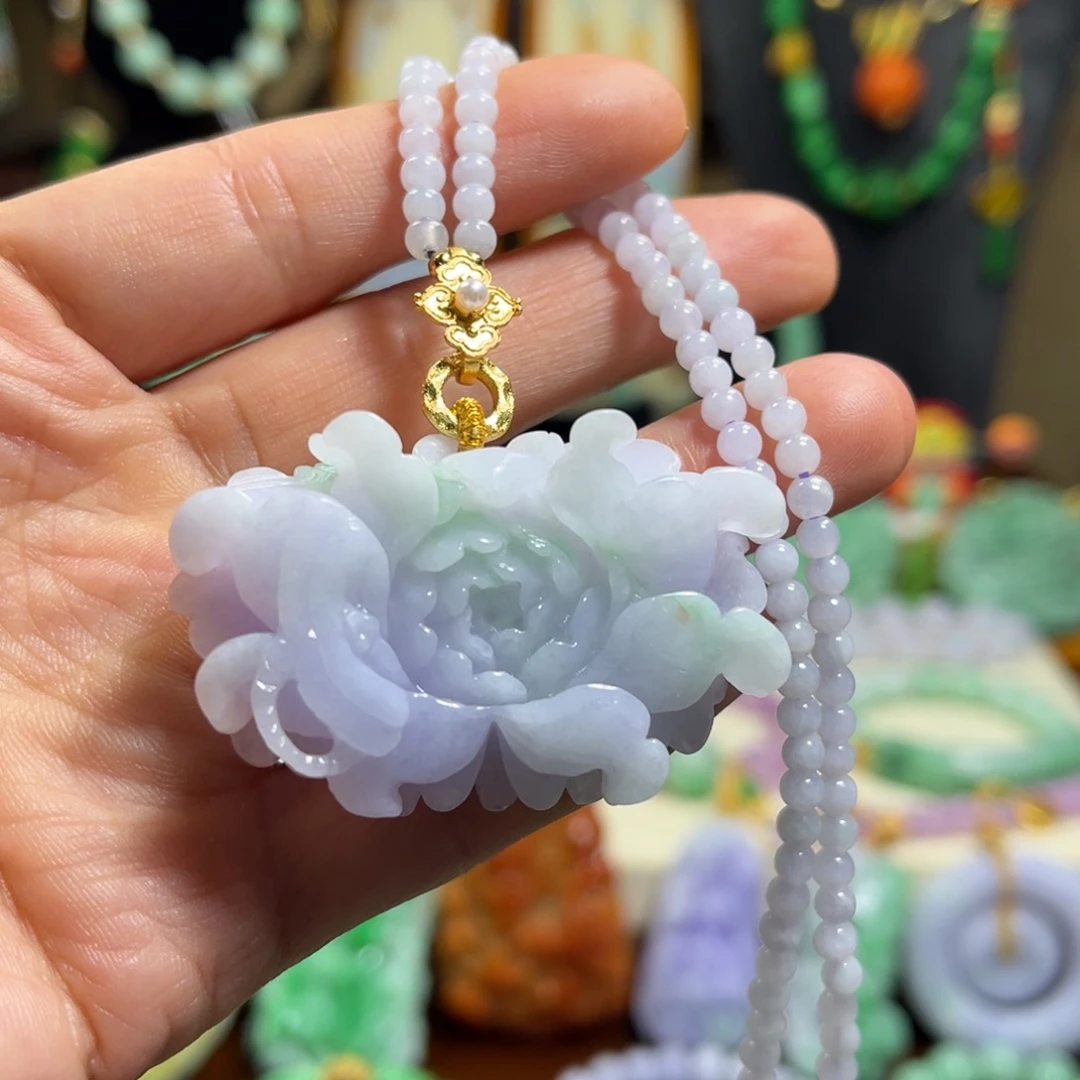 翡翠未镶嵌颈饰天然翡翠