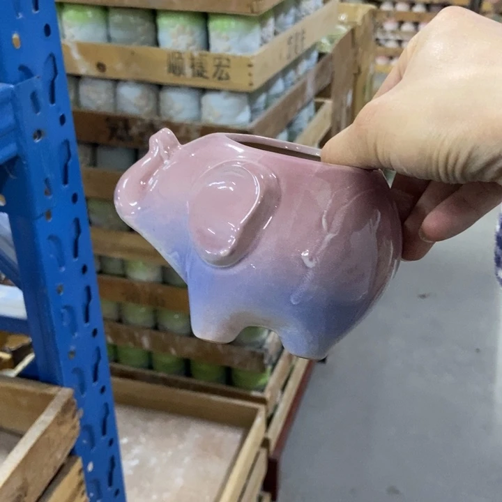 陶瓷花盆单场满9.9发7*8