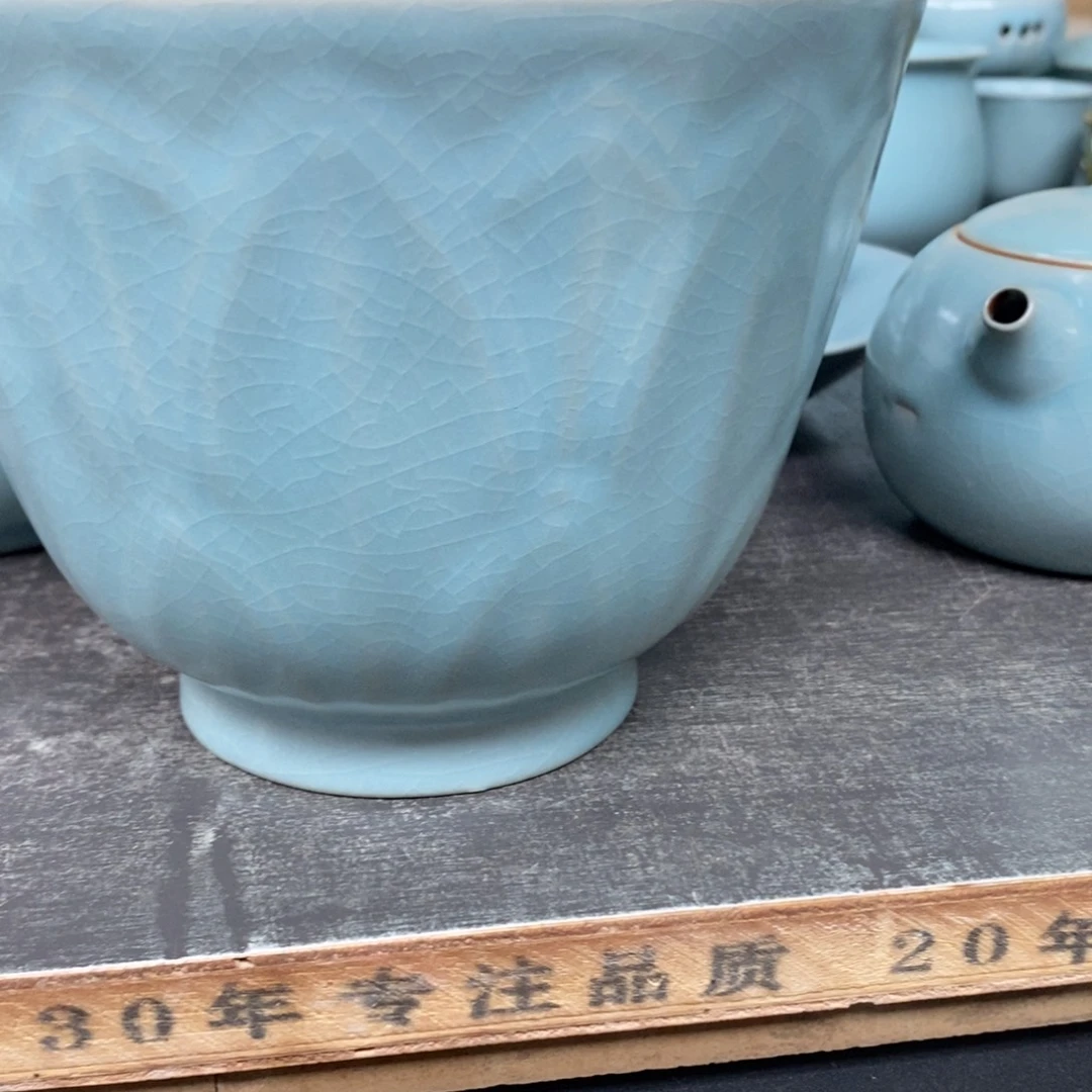 慈***销抱朴汝瓷仿古微瑕