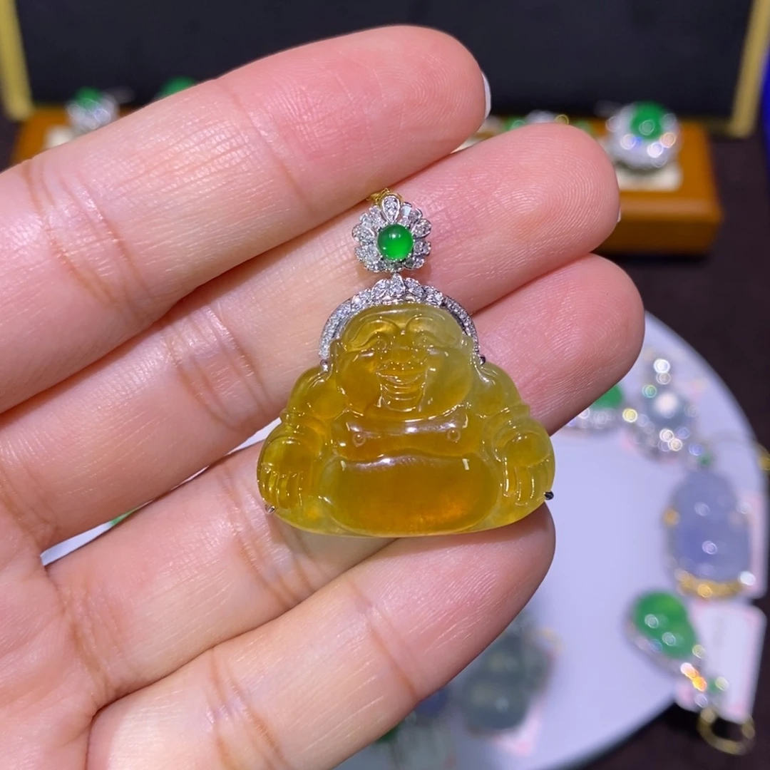 【闪购商品】套链18K金镶嵌翡翠