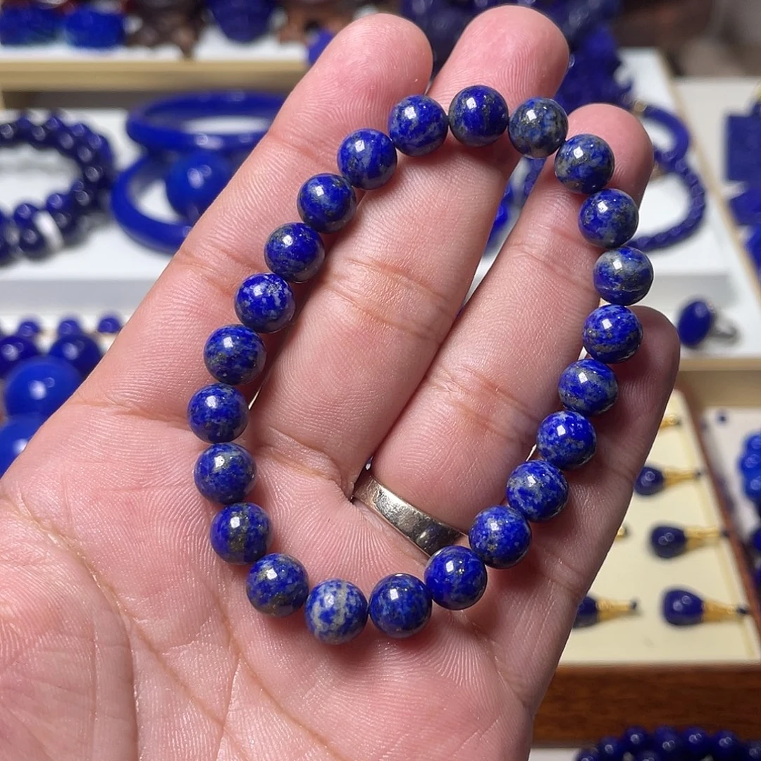 青金石未镶嵌漏！福利8mm手串