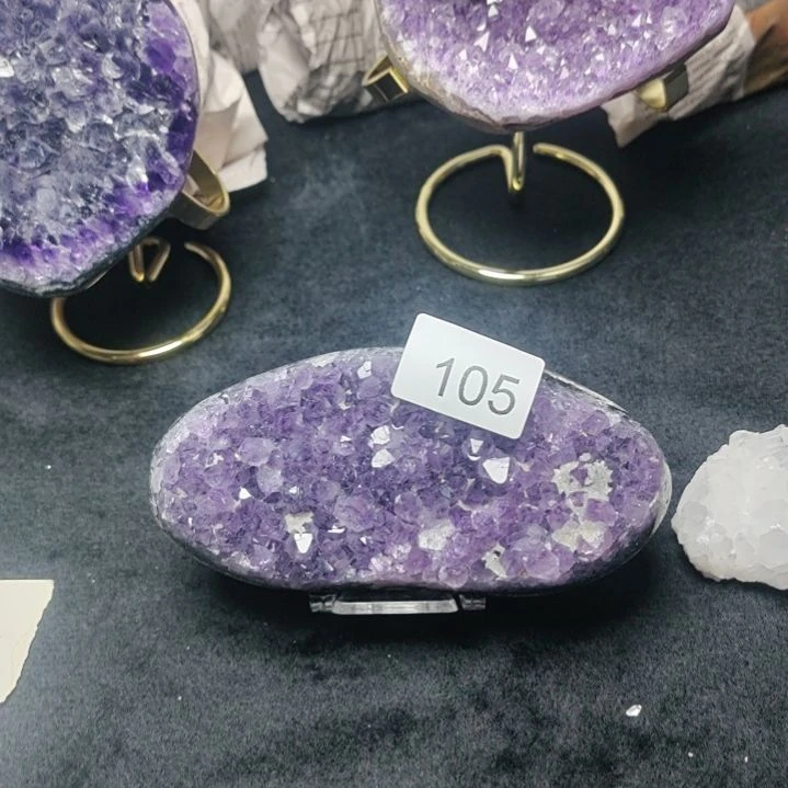 紫晶珠宝半成品未镶嵌
