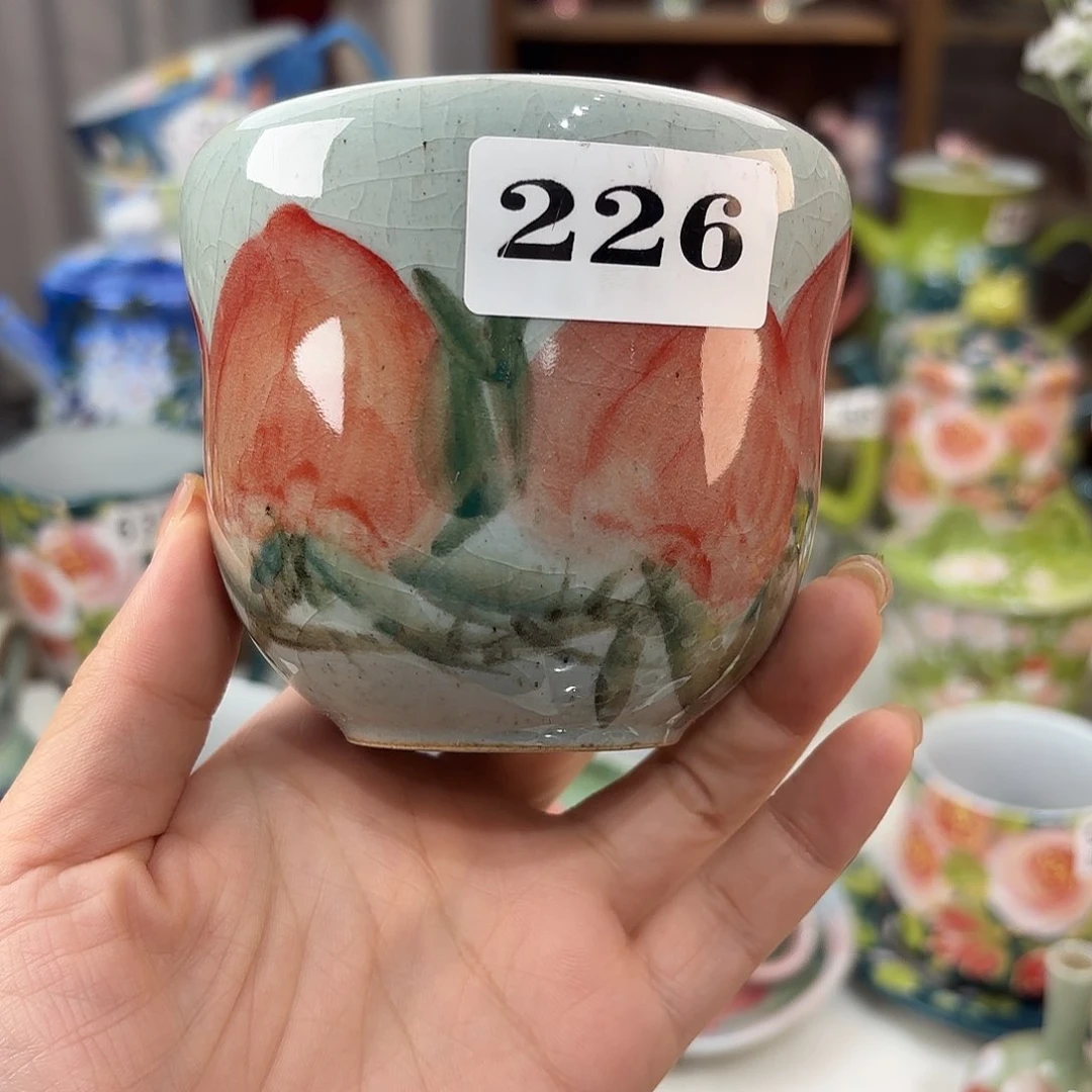 景德镇手绘高温釉下彩陶瓷茶具