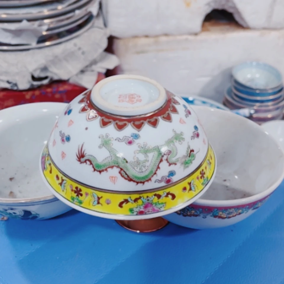 【闪购商品】紫砂茶盘大*姜饭碗3个