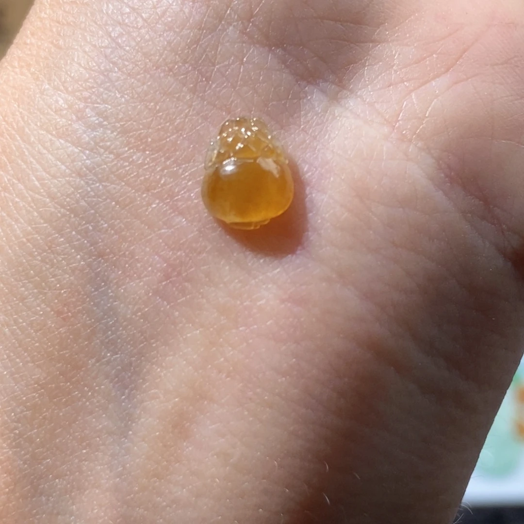 定制翡翠未镶嵌撒*翡翠8.4×7×2.9