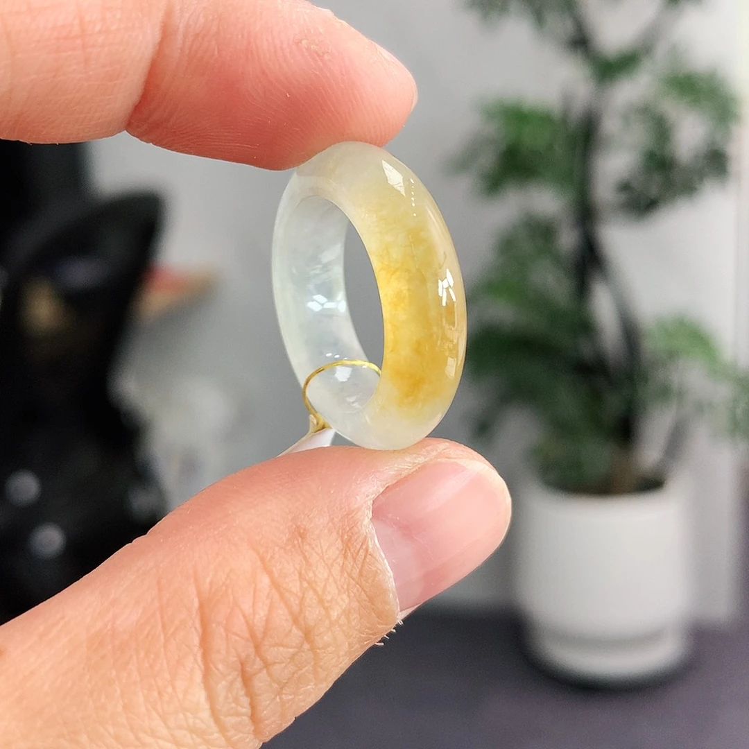 翡翠未镶嵌戒指10-11号