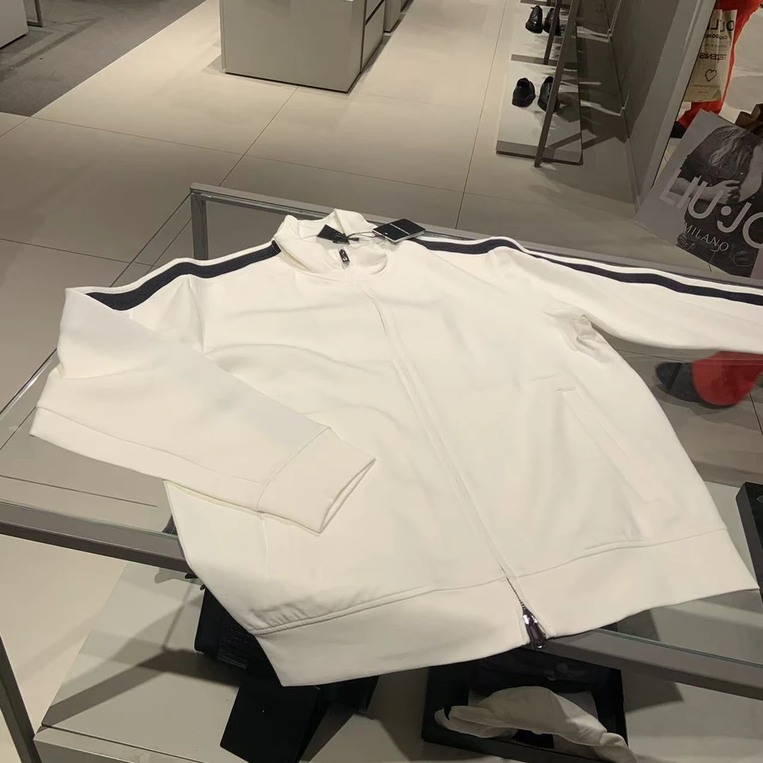 未使用 GIORGIO ARMANI/阿玛尼 男士EA立领秋冬休闲拉链卫衣外套