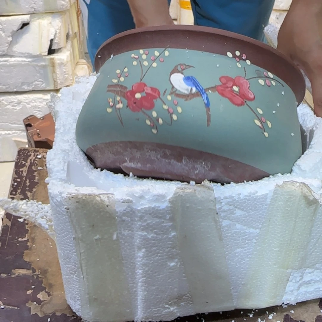 紫砂花盆瑕疵也是