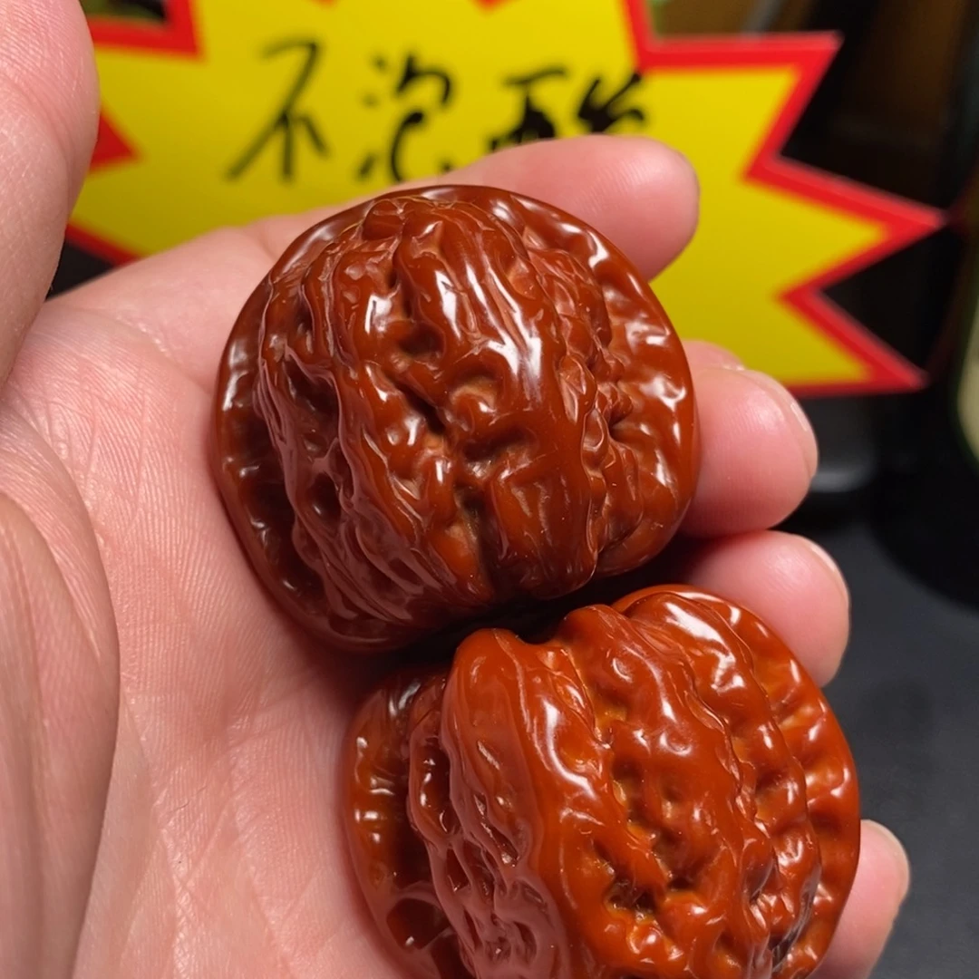 文玩核桃吊坠安**°38白狮子