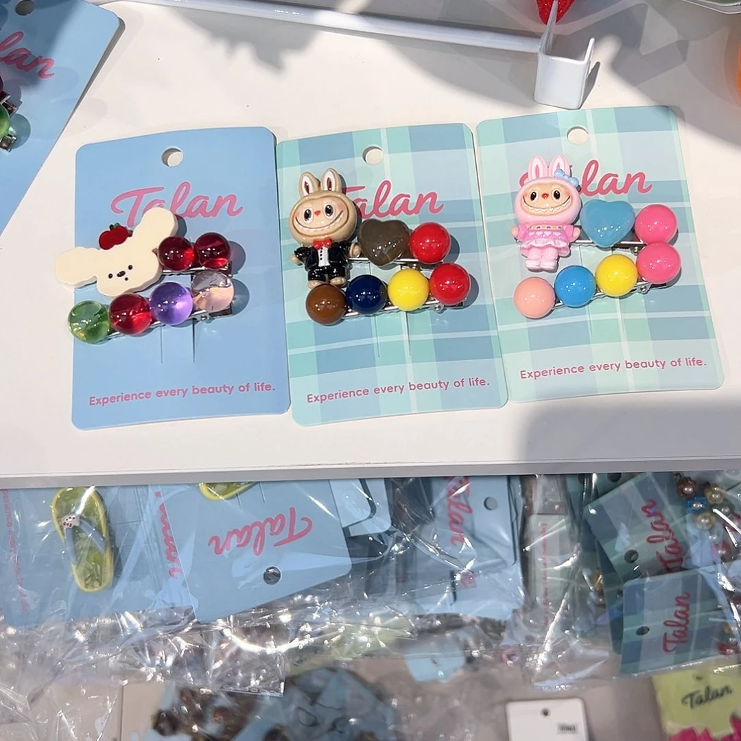 皮质非金属3对夹子