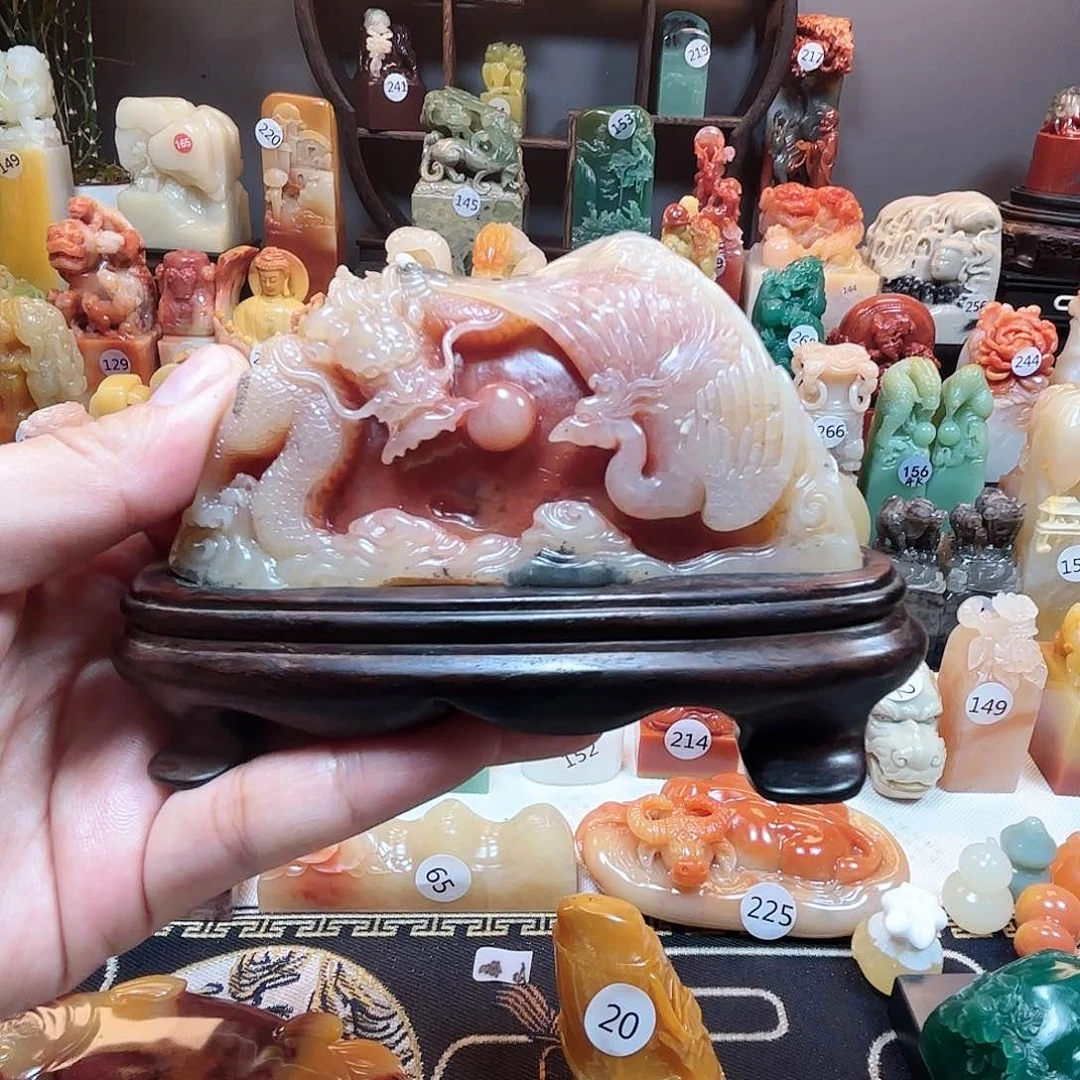 寿山石其他龙凤摆件