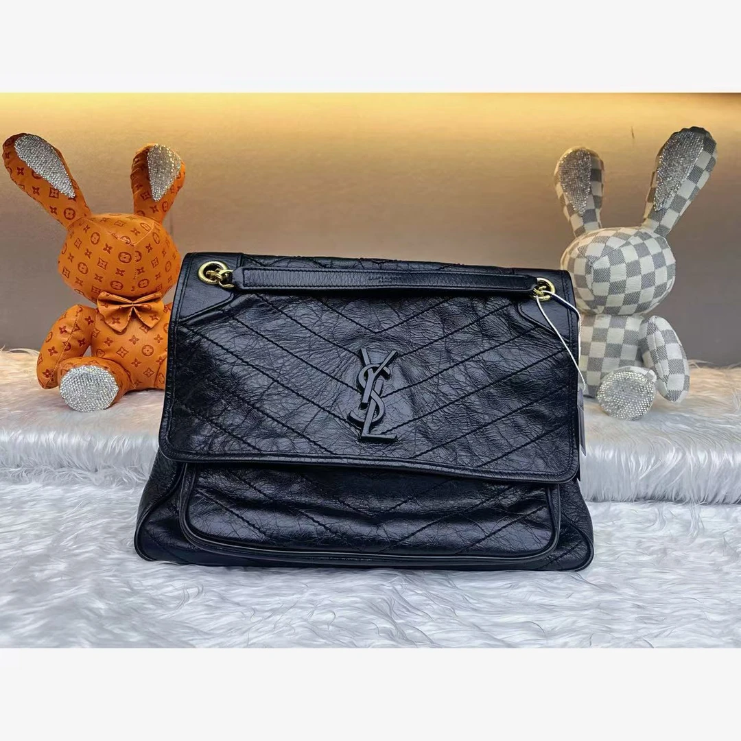 95新 YSL/圣罗兰 99新 YSL/圣罗兰【辛河奢汇】NIKI大号斜跨包