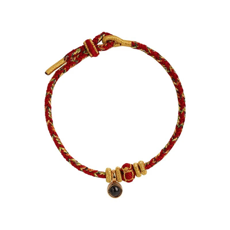 九华山直发 八大老师蛇年手绳手工