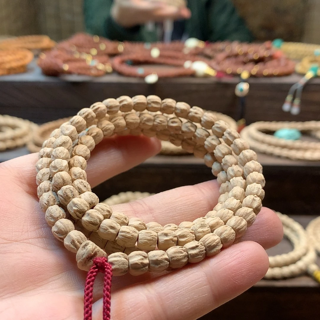 柏香籽/百香籽吊坠粉皮方块顺