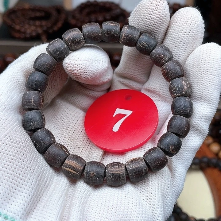 贡木手串/手链重度黑直切89