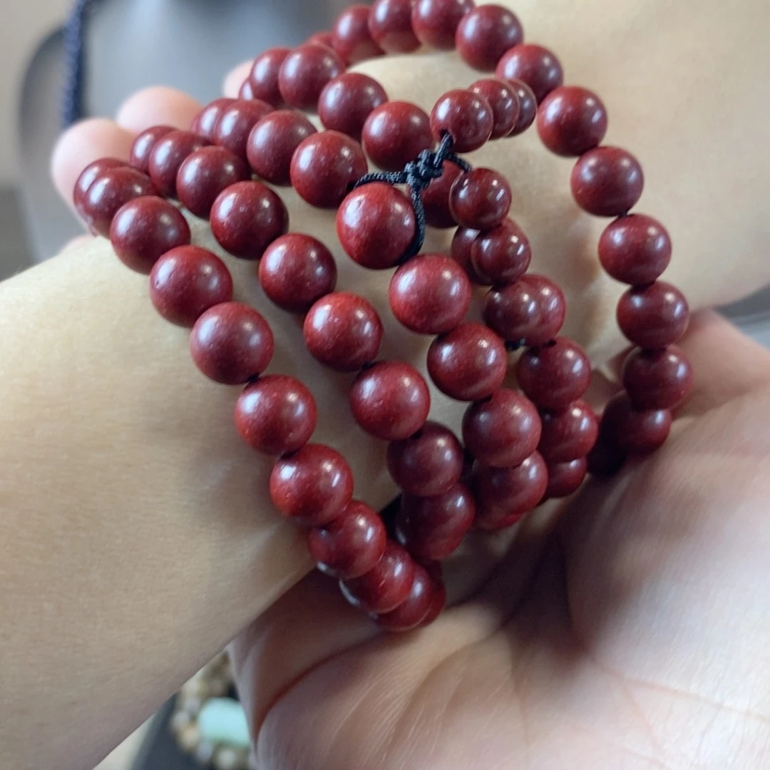 泥塑花蕊夫人卡8mm108颗