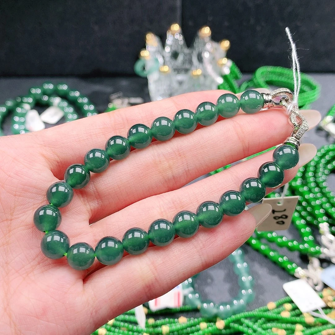 翡翠未镶嵌手链手链