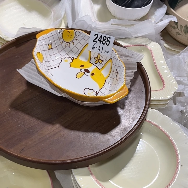 瓷微瑕外贸餐具2485