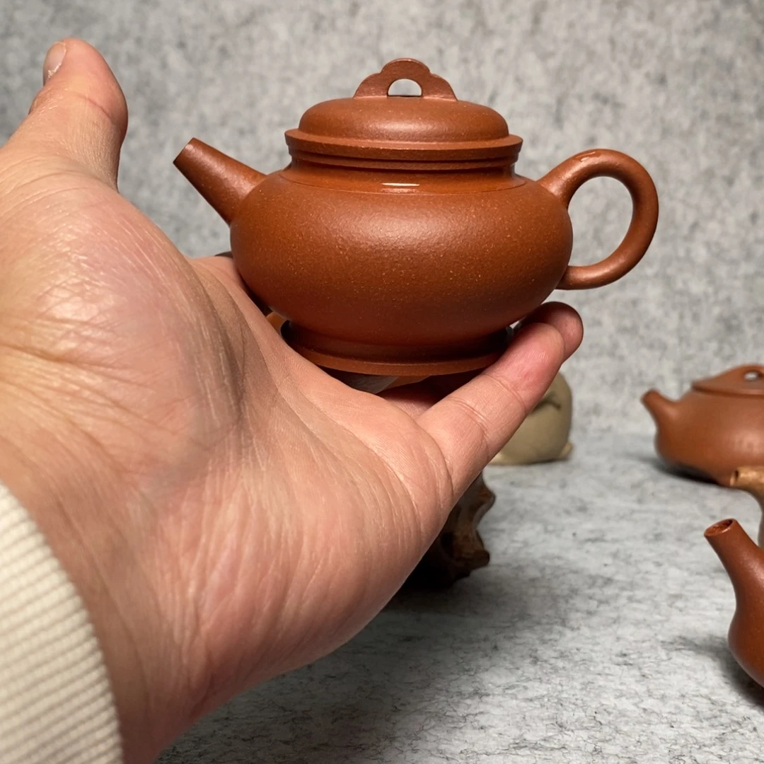紫砂茶壶降坡泥精工半手云桥160cc