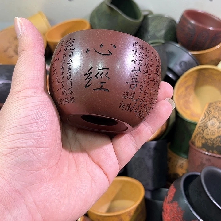 茶杯紫砂全手工紫砂主人杯