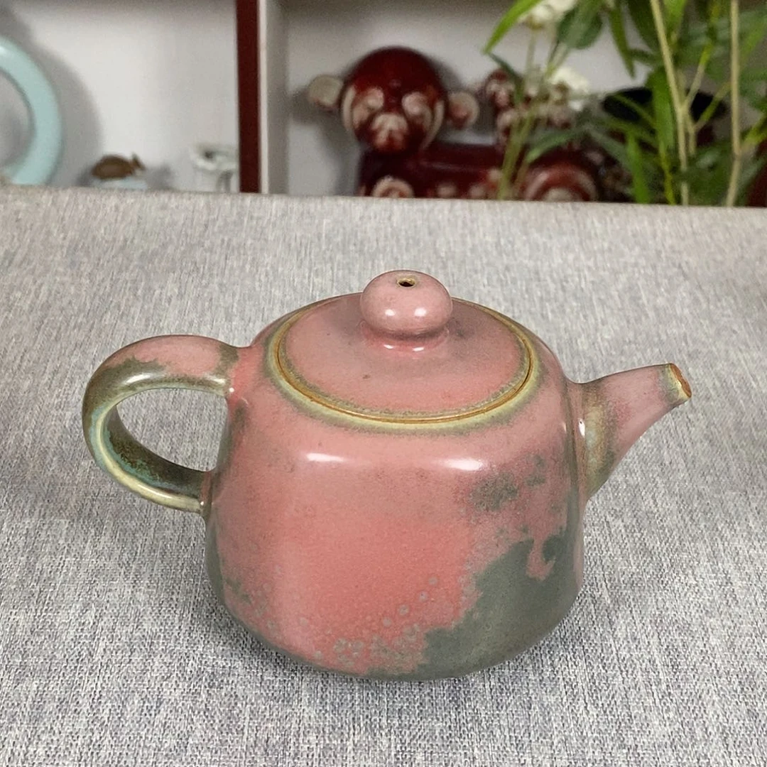壶钧瓷茶壶省工高温窑变原矿