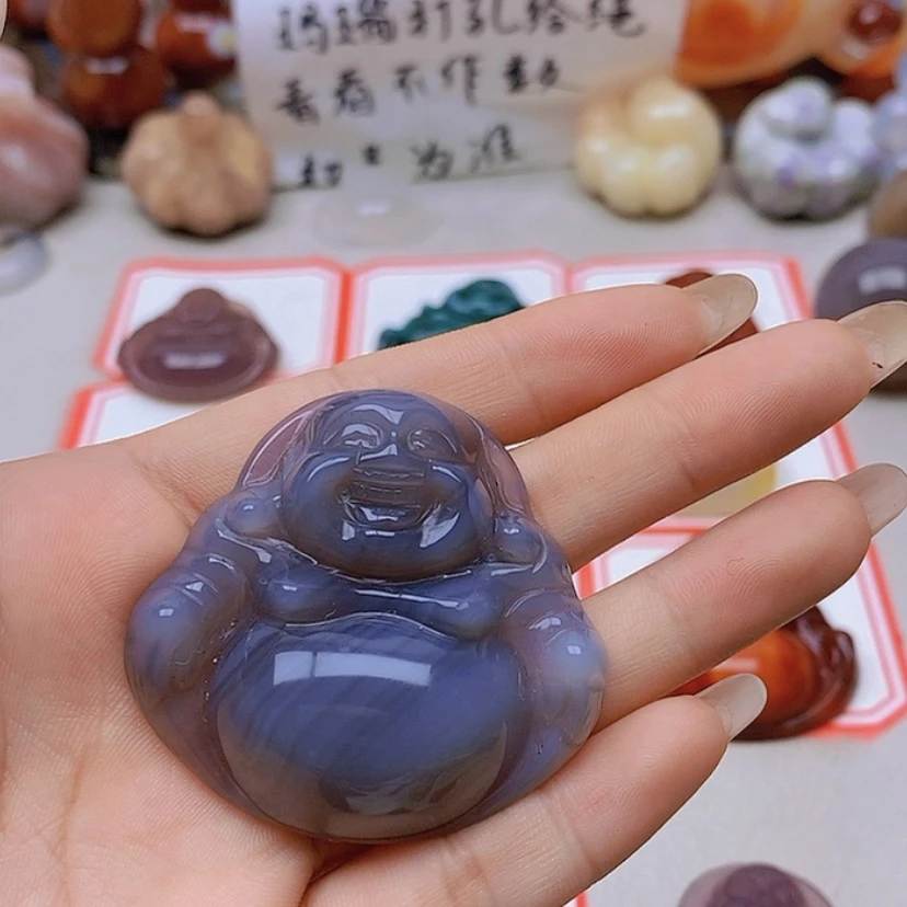 【闪购商品】未镶嵌玛瑙/玉髓珠宝半成品森*