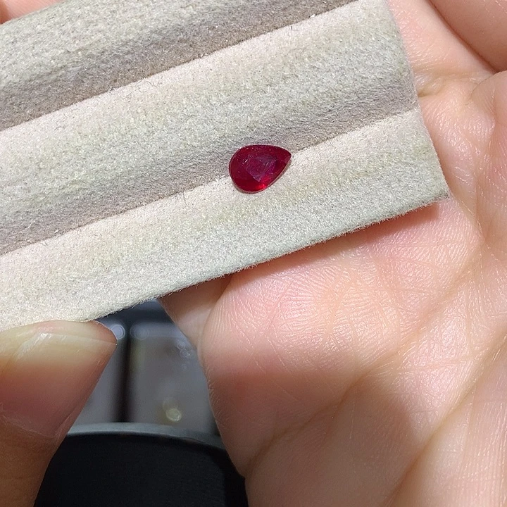 璐***璐红宝石裸石5x7鸽血红红宝石