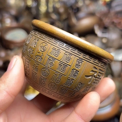 铜制工艺把玩摆件