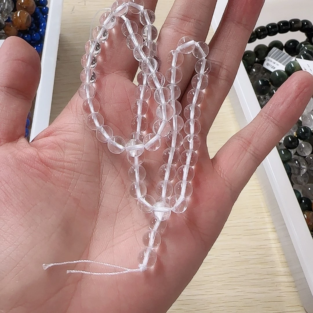 未镶嵌手链水晶白水晶