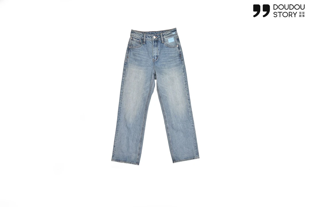 HALUNGLE/海伦格丽  KZ745  时尚休闲显瘦宽松牛仔裤