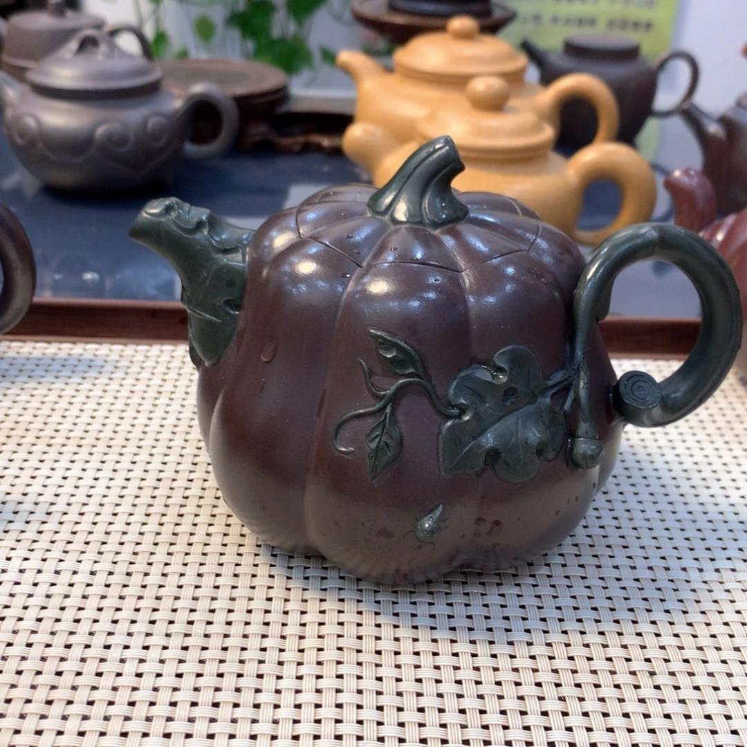 马***柯茶壶紫砂宜兴原矿紫泥380cc