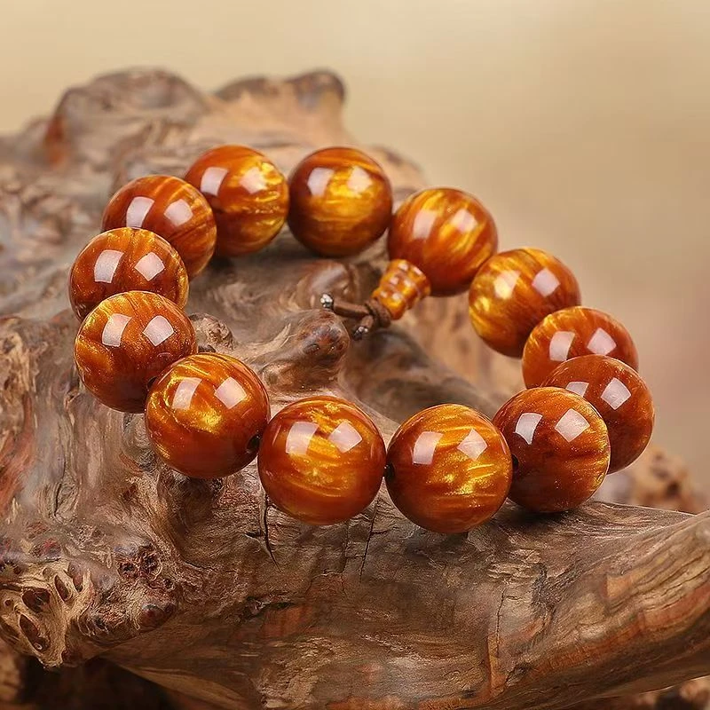 YW  葫芦头手串  金丝楠  精品手串