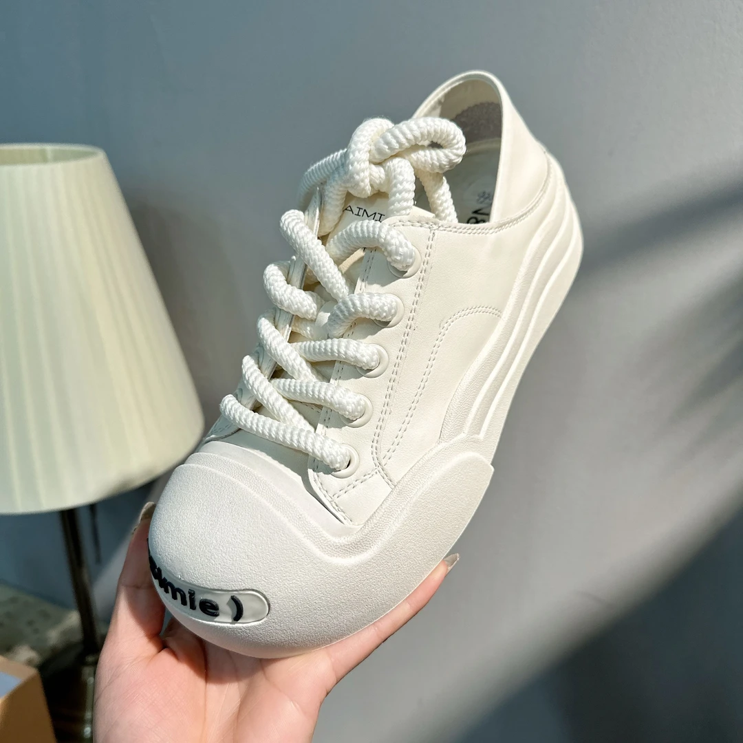 146066小白鞋网面休闲鞋时尚潮款老爹鞋百搭运动鞋贝壳头女鞋