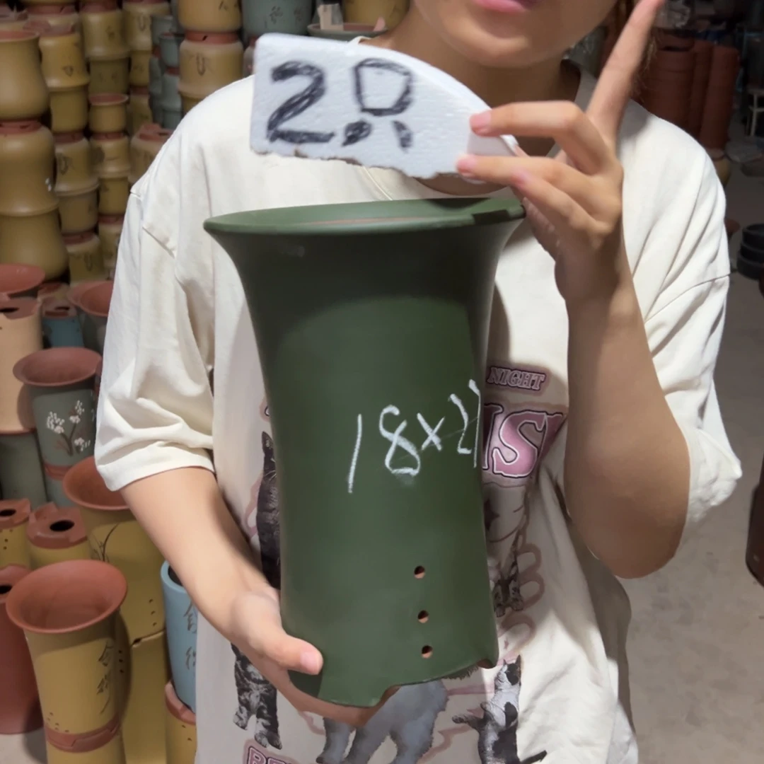 宜兴川阁紫砂花盆