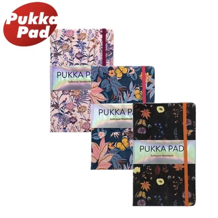 Pukka Pad 花开系列A5线条本子高颜值加厚笔记本学生专用手账本