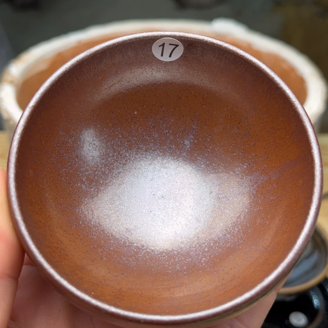 茶盏义兴龙窑柴烧微瑕