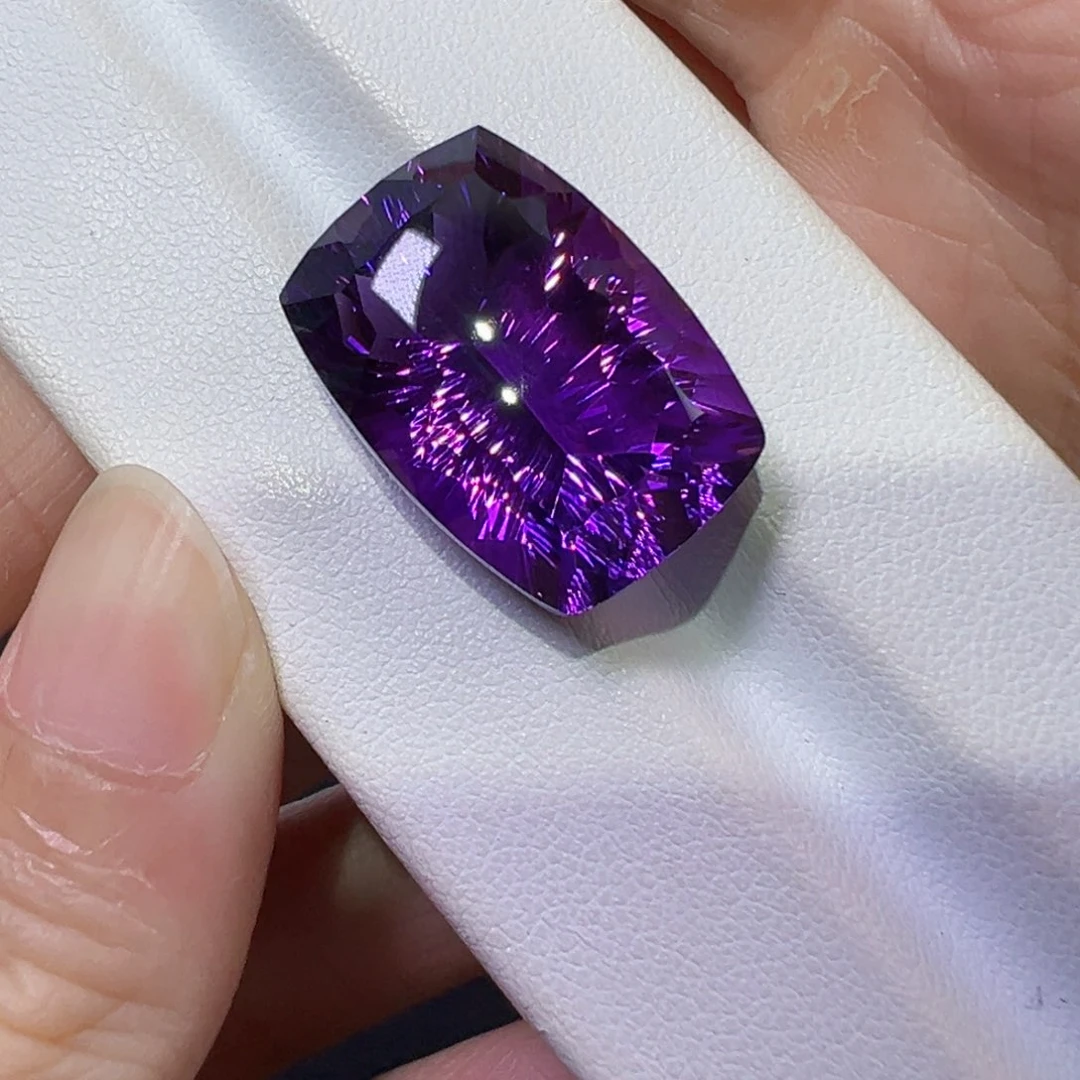 未镶嵌珠宝半成品紫晶23.2ct
